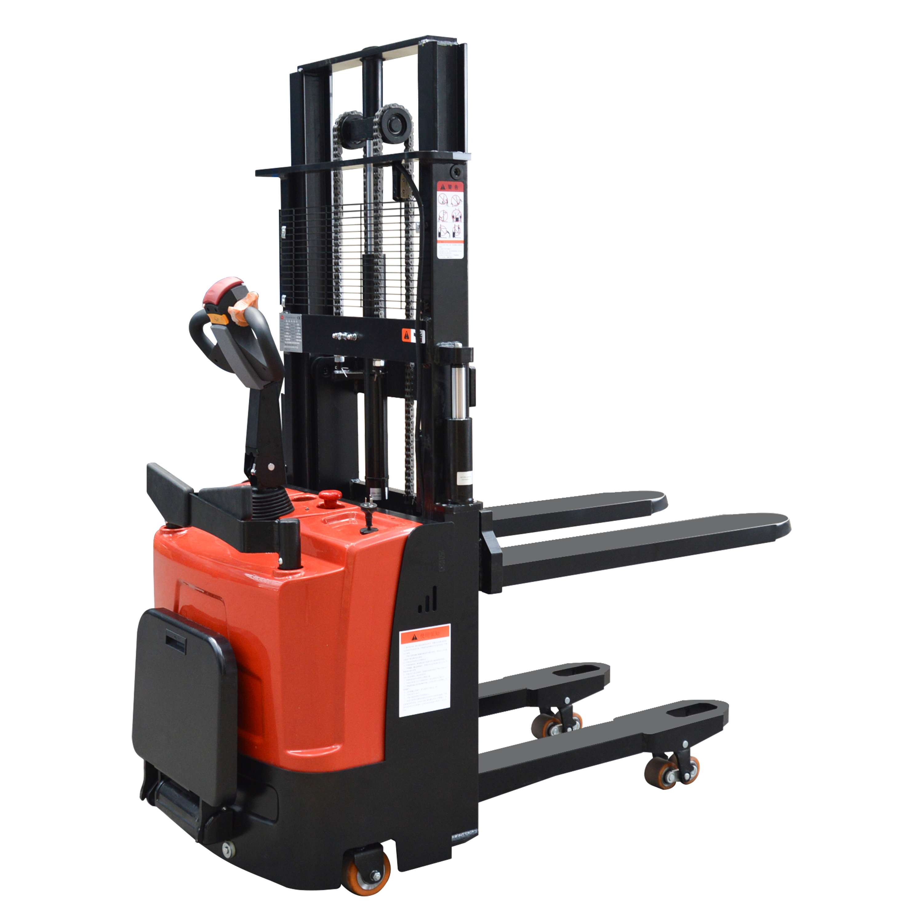 Everlift 1.5ton High-Capacity Electric Power Dual Lift Narrow Aisles Pallet Stacker with CE Certification