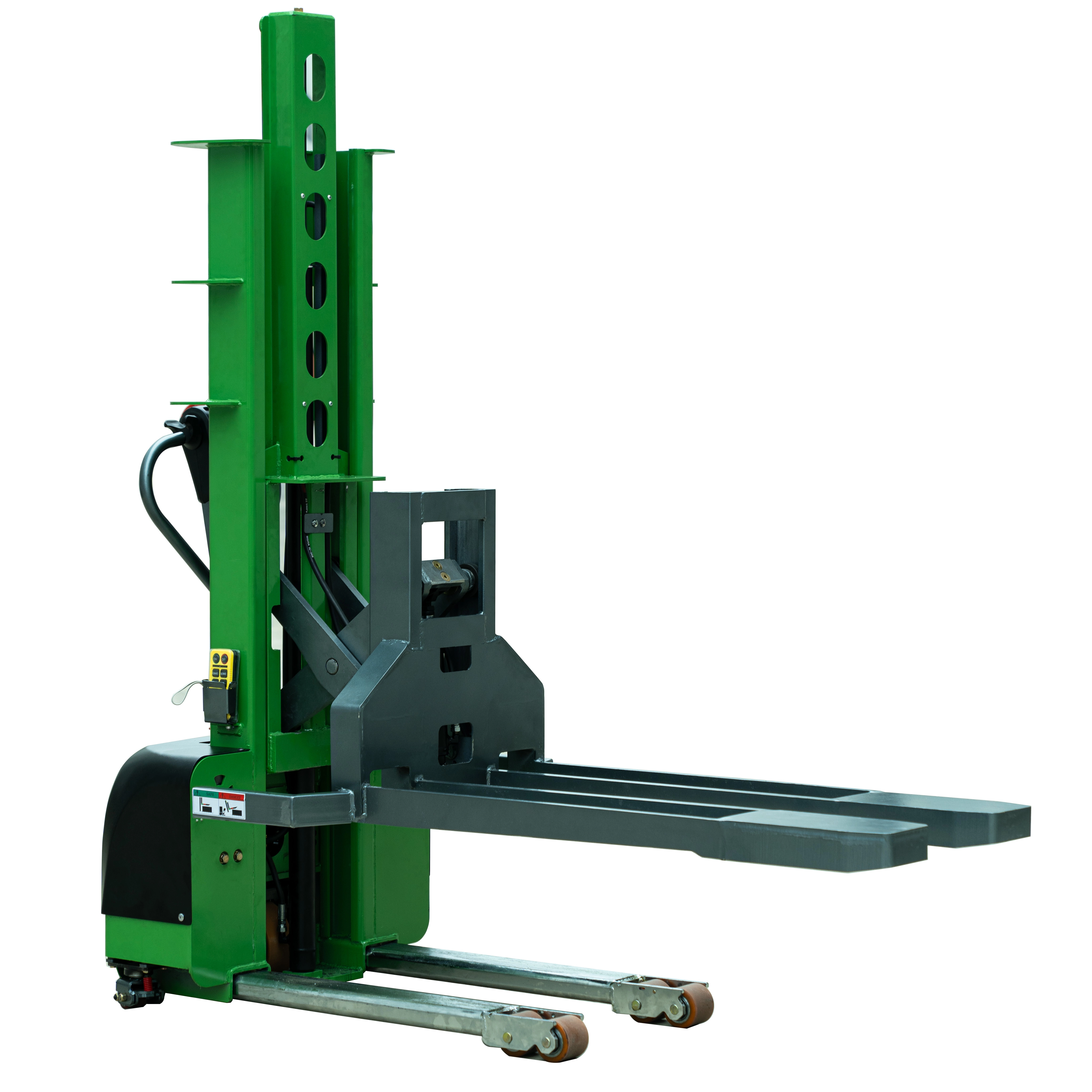 ELES-15D SEMI-ELECTRIC Self-lifting Electric Stacker 1.5 ton single scissor forklifts