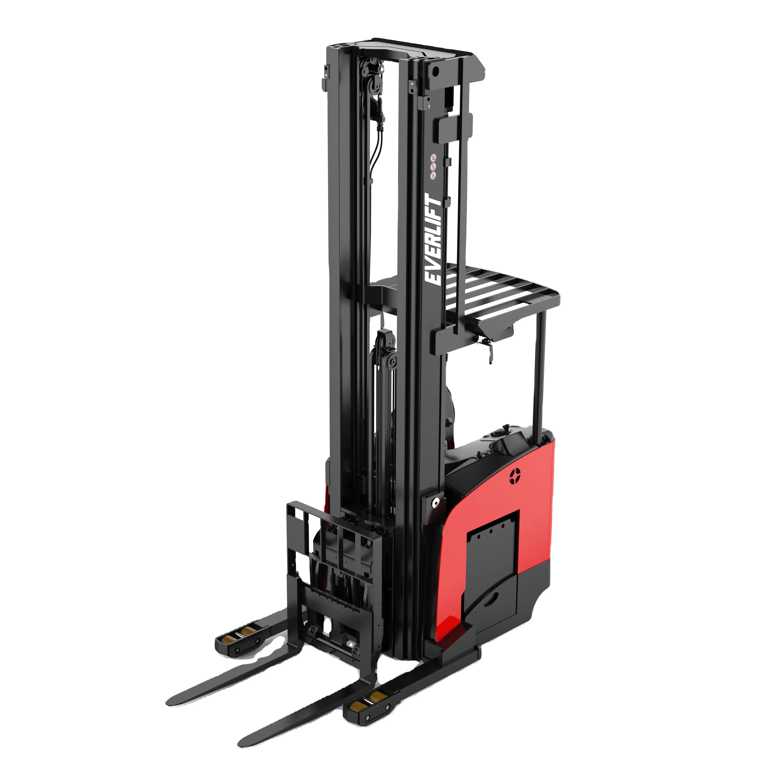 6M-12m 1.5Ton 2Ton Double Deep Scissor Reach Truck High-Density Rack Specialized Electric Forklift Truck