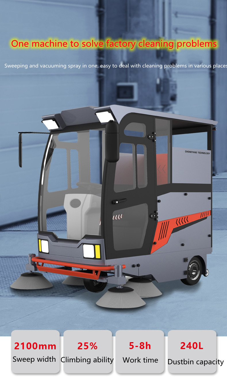 M-2100 Piloted Sweeper
