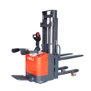 Everlift 1.5T 3m Pallet Stacker With Double Lifting Forks Stand on Stacker Forklift