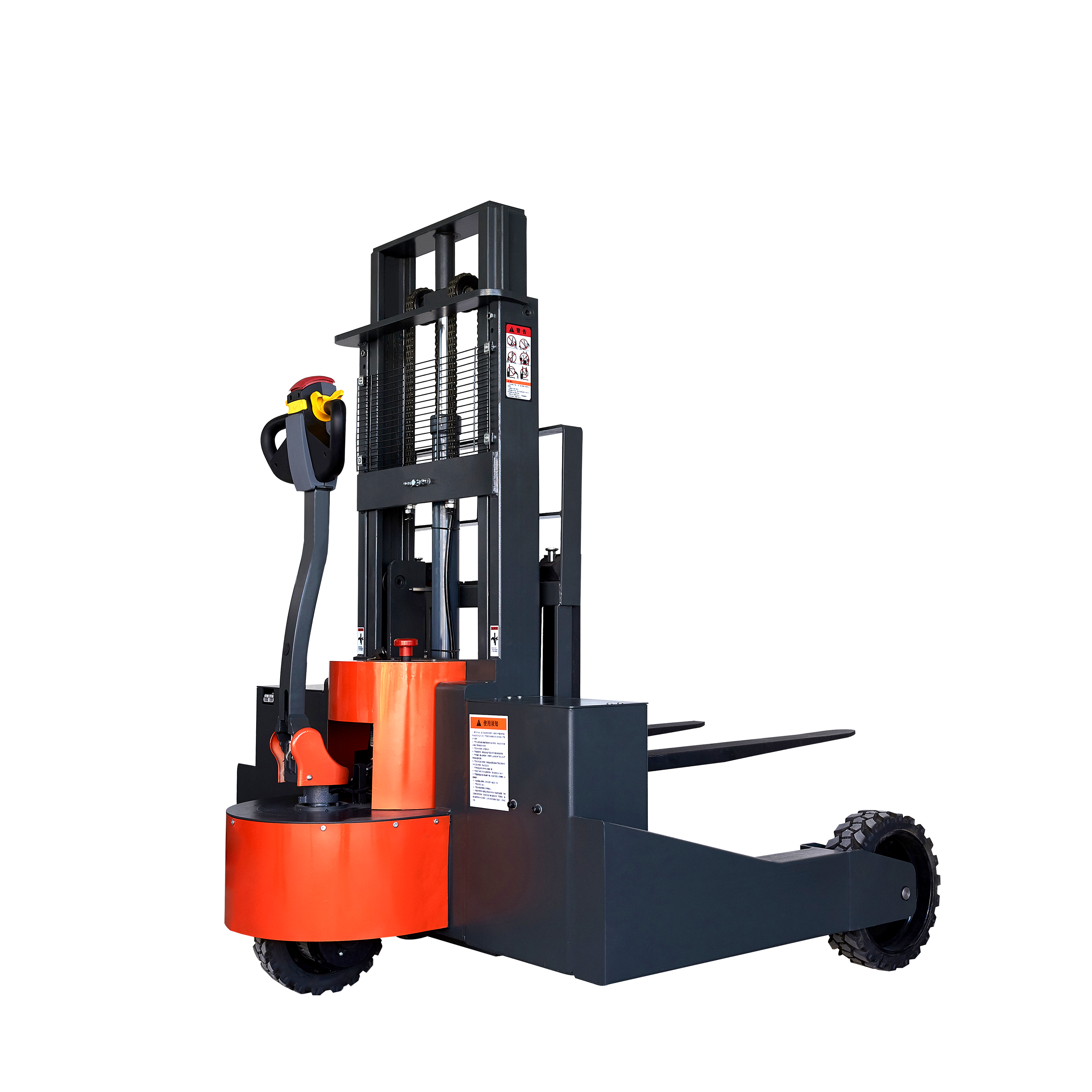 Everlift 1500/2000KG 1.6-3.5M Electric Lithium Battery Rough Terrain Lift Truck Masted Stacker Forklift
