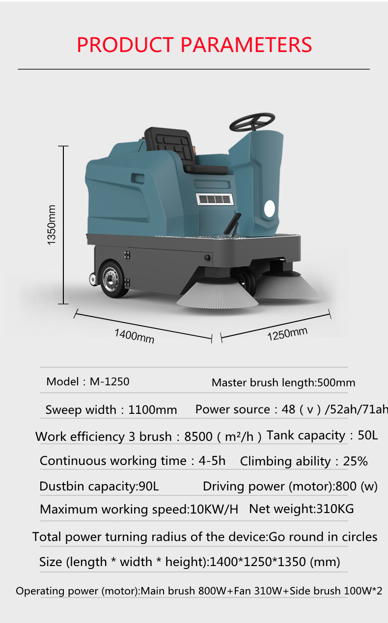 M-1250 Piloted Sweeper