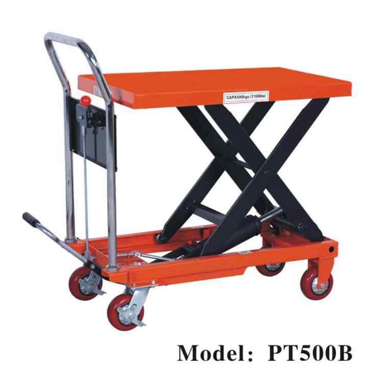 Manual Move Platform Car Lifting Platform Table PT-500B