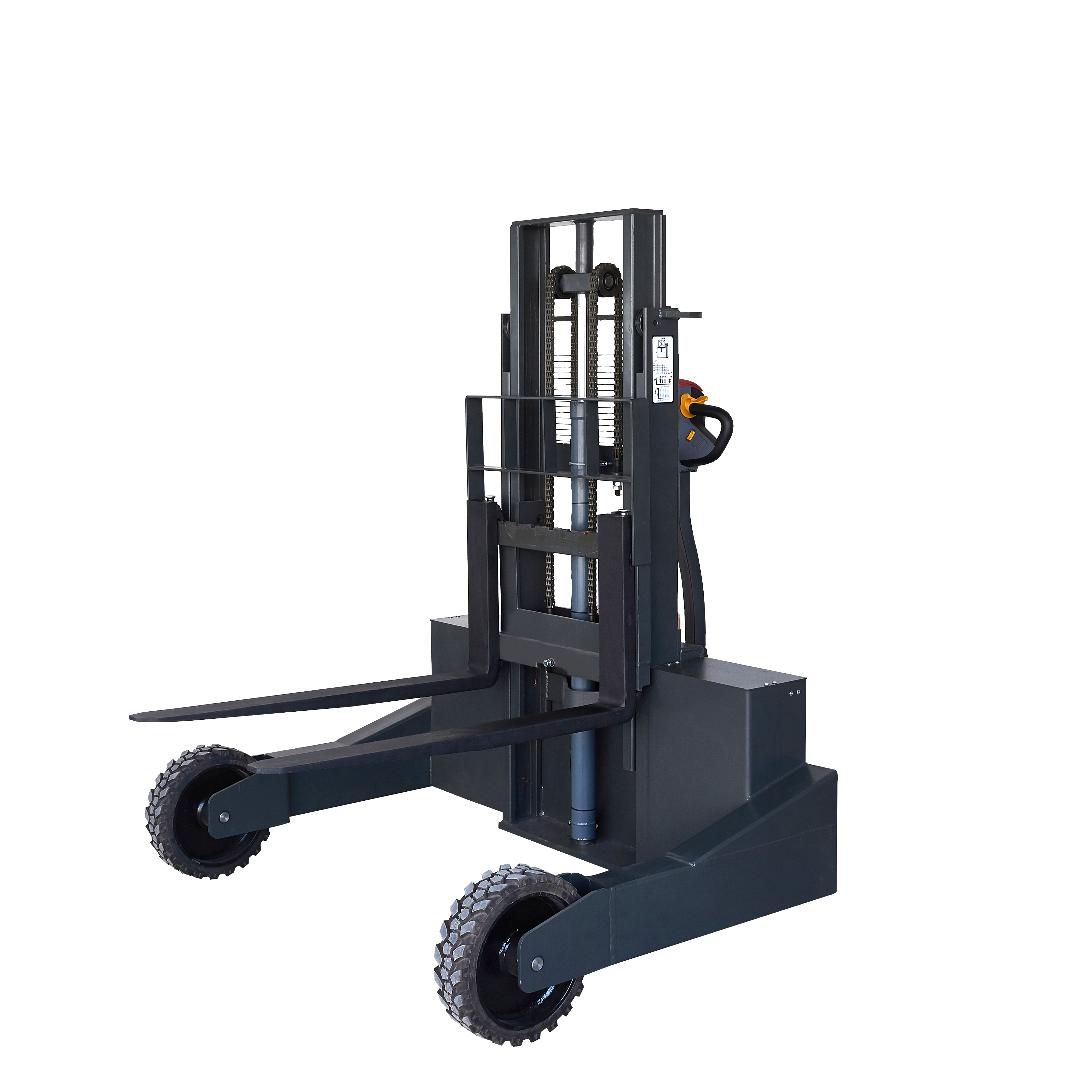 Everlift 1500/2000KG 1.6-3.5M Electric Lithium Battery Rough Terrain Lift Truck Masted Stacker Forklift