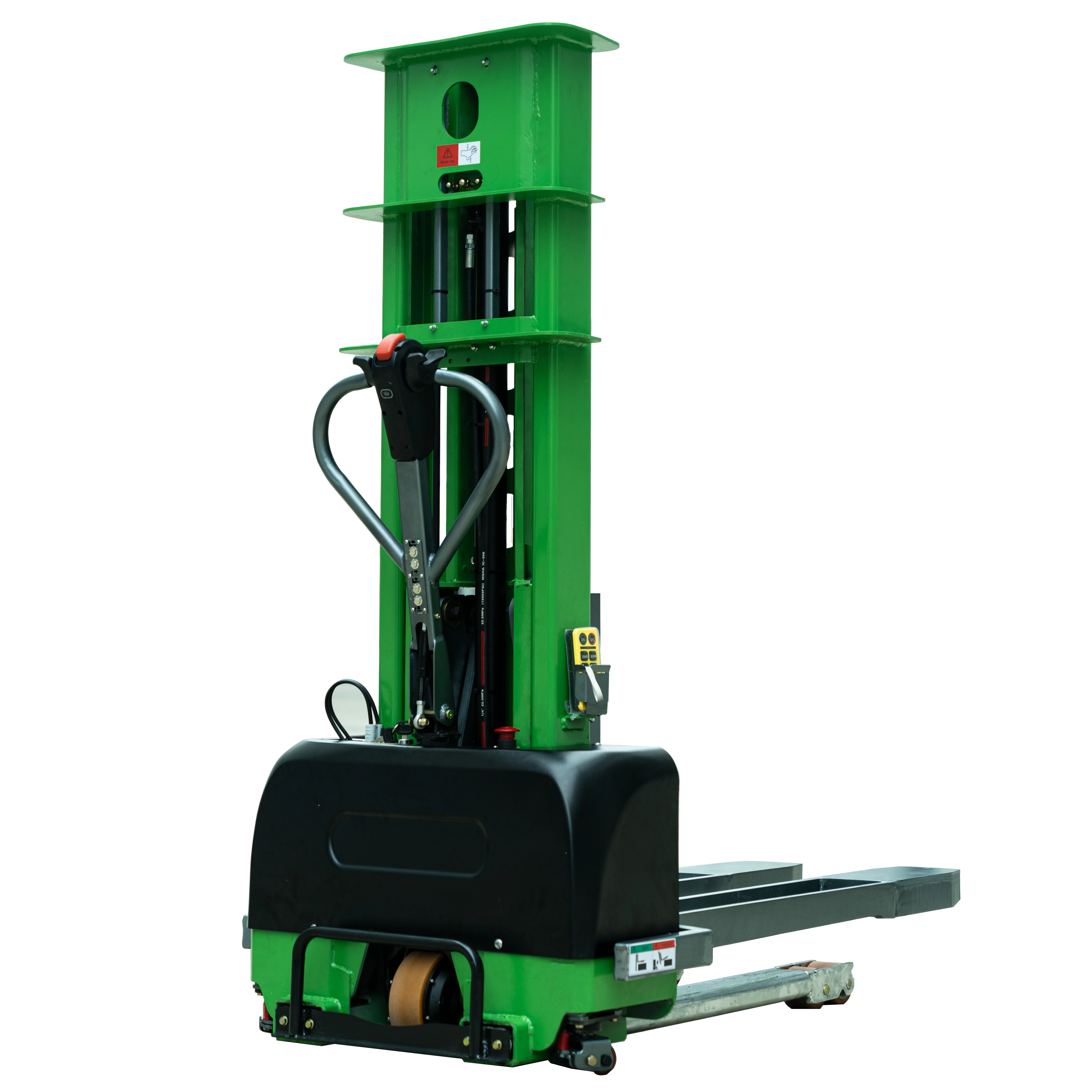 ELES-15D SEMI-ELECTRIC Self-lifting Electric Stacker 1.5 ton single scissor forklifts
