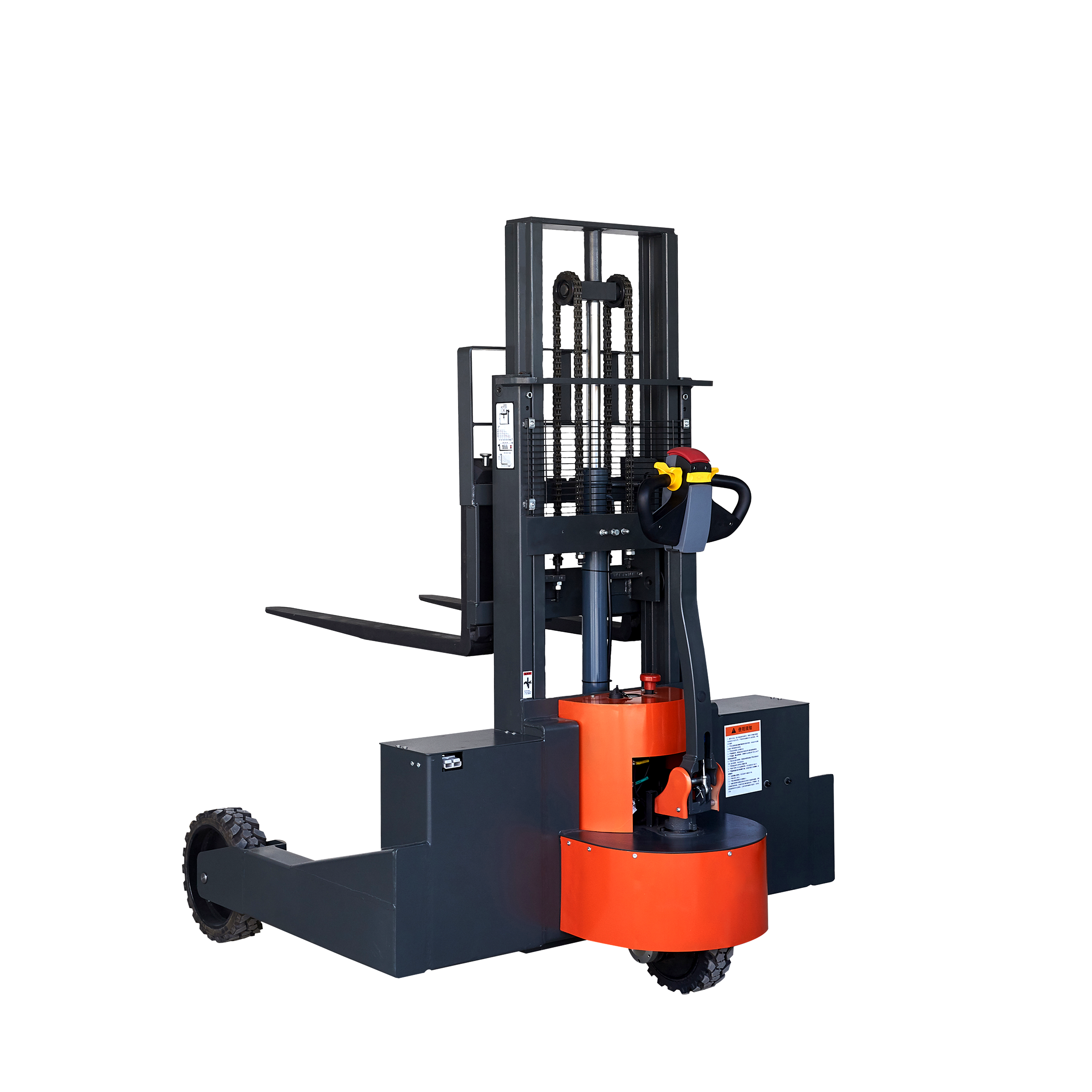 Everlift 1500/2000KG 1.6-3.5M Electric Lithium Battery Rough Terrain Lift Truck Masted Stacker Forklift
