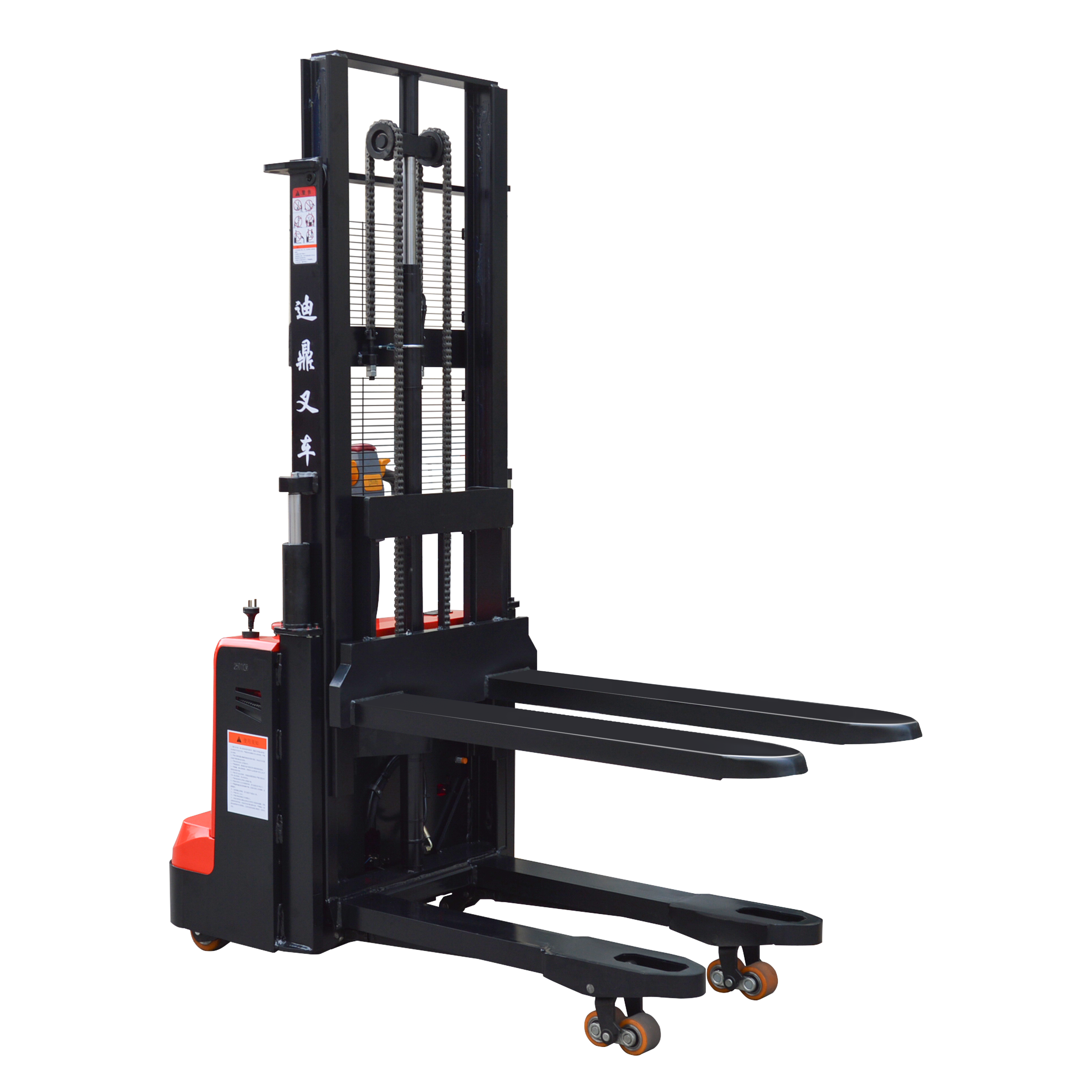 Everlift 1200KG 1500KG 1.6-3.5M Dobule Lifting Electric Walkies Pallet Stacker Forklift